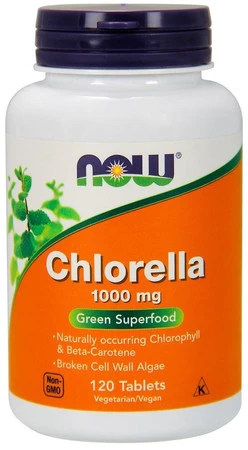 Now Foods Chlorella 1000 mg 120 tabl.