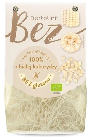 Makaron z białej kukurydzy  krajanka (filini) BEZGL. BIO 250g