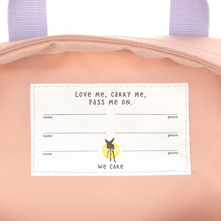 Lassig Plecak mini kwadratowy Little Gang Cherry peach