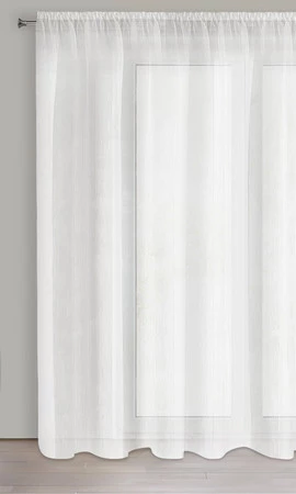 FIRANA GOTOWA REBECCA NA TAŚMIE 350 X 250 CM KREMOWY