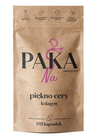 Paka Natury Na piękno cery Kolagen rybi 120 kaps.