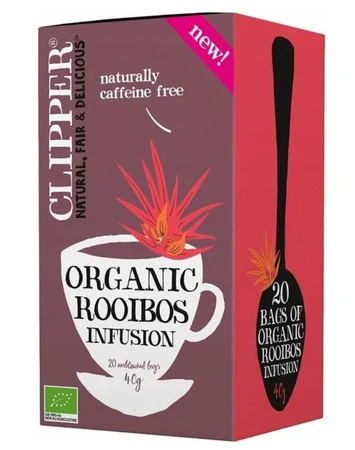 Clipper − Herbatka Rooibos BIO − 20 x 2 g