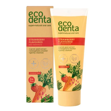 Ecodenta − Poziomkowa pasta dla dzieci − 75 ml