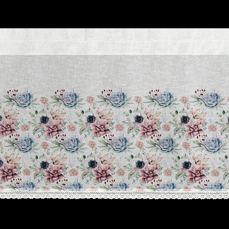 FIRANA GOTOWA DORA 150 X 60 CM BIAŁY