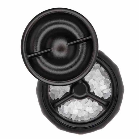 OXO-Młynek do soli stalowy, czarny, Good Grips