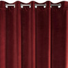 ZASŁONA GOTOWA VILLA 140 X 250 CM CIEMNOBORDOWY