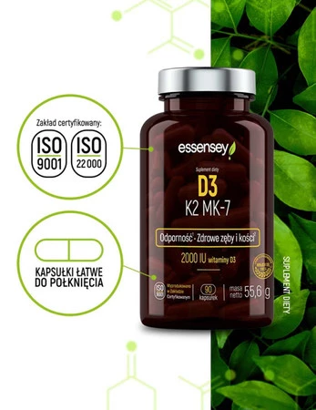 Essensey Witamina D3 K2 MK-7 - 90 kaps.