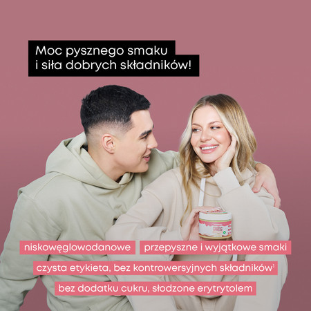 SUPERSONIC Krem orzechowy smak czekolada z nutą orzechową (low-carb) 250g