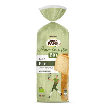 IL BUON PANE CHLEB TOSTOWY ORKISZOWY KROJONY BIO 400 g