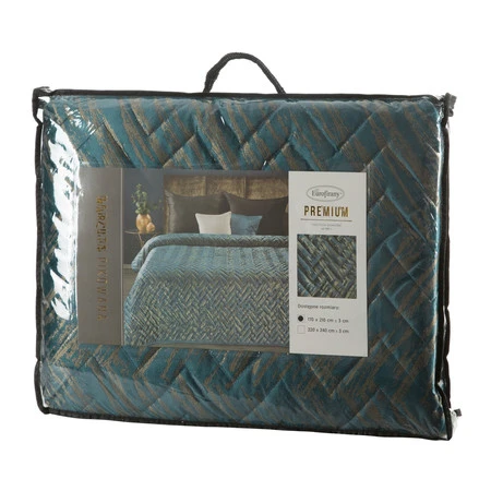 NARZUTA AGATA 170 X 210 CM TURKUSOWY