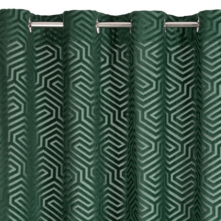 ZASŁONA GOTOWA INGA 140 X 250 CM CIEMNOZIELONY