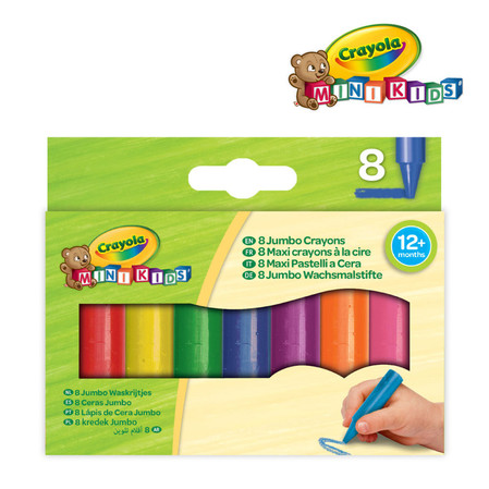 Kredki świecowe 8 kolorów JUMBO Mini Kids 0080 Crayola