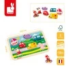Janod Puzzle drewniane 3D Pojazdy 7 el.,18 m+