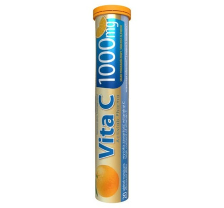 Activlab Vita C 1000 mg 20 tabletek musujących o smaku cytrynowym