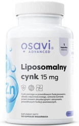 Osavi Liposomalny Cynk, 15mg - 120 vegan caps