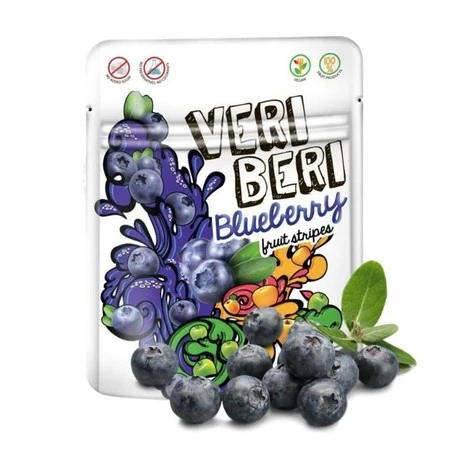 Zestaw 3x Veri Beri Bezglutenowe żelki jagoda 50 g