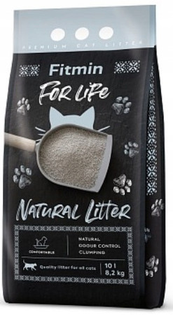 Fitmin For Life natural - żwirek bentonitowy dla kota - 10 l / 8,2 kg