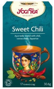 HERBATKA SŁODKIE CHILI (SWEET CHILI) BIO (17 x 1,8 g) 30,6 g - YOGI TEA