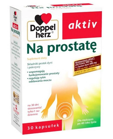 Doppelherz Aktiv − Suplement diety na prostatę − 30 kaps.