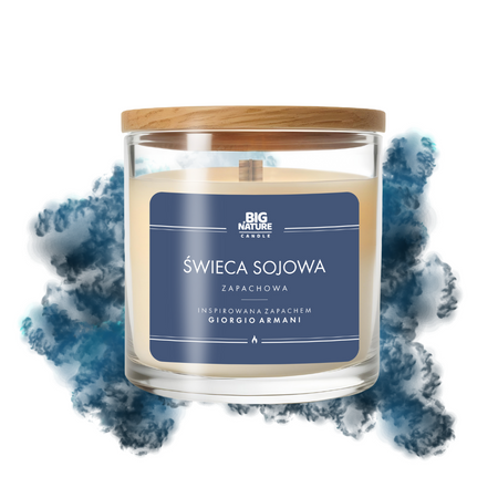 Świeca sojowa SECRET FLAME (inspiracja zap. Giorgio Armani) 155g