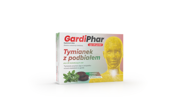 GardiPhar Tymianek z podbiałem plus 20 dodatkowych ziół 16 tabl.