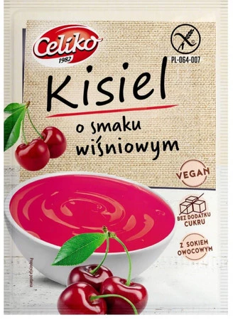 Kisiel wiśniowy bez glutenu Celiko, 40g