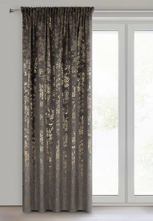 ZASŁONA GOTOWA FELIS NA TAŚMIE 140 X 270 CM GRAFITOWY