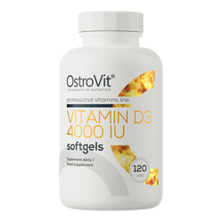 OstroVit Witamina D3 4000 IU 120 kapsułek
