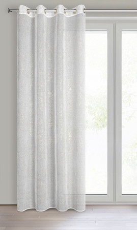 FIRANA GOTOWA ANITA 140 X 250 CM BIAŁY