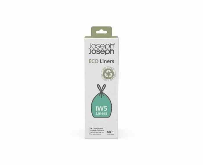 JJ - Worki na śmieci 20 sztuk, 40l, szary, Eco - Nabea.pl