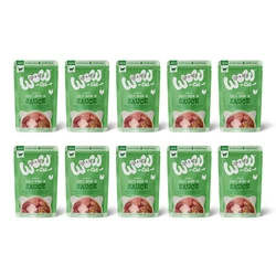 Zestaw 10x WOW CAT Huhn in sauce - filety kurczaka w sosie (85g)