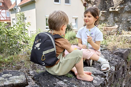 Lassig Plecak do przedszkola Tiny Outdoor Cloud dark blue