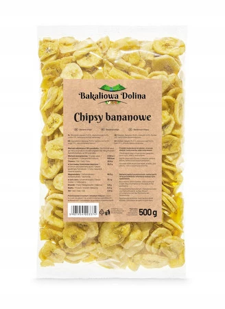 Bakaliowa Dolina Chipsy bananowe 500g