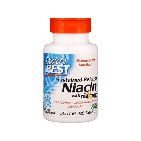 Witamina B3 NiaXtend - Niacyna 500 mg o przedłużonym uwalnianiu (120 tabl.)
