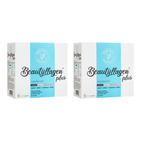 Zestaw 2x Pharmaverum Beautyllagen plus 30 saszetek