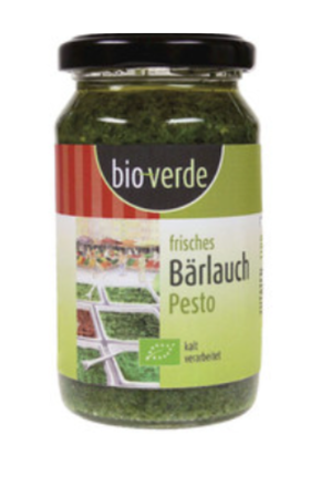 BIO-VERDE PESTO Z CZOSNKU NIEDŹWIEDZIEGO BIO 165 g