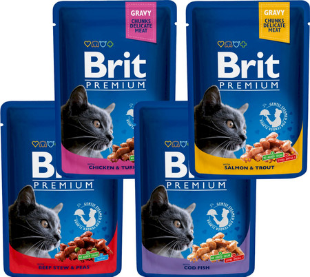 BRIT Cat Chicken / Turkey Kurczak Indyk saszetka 100g