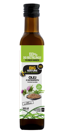 Big Nature Olej z ostropestu 500 ml 100%
