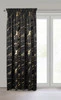 ZASŁONA GOTOWA MOLLY NA TAŚMIE 140 X 270 CM CZARNY