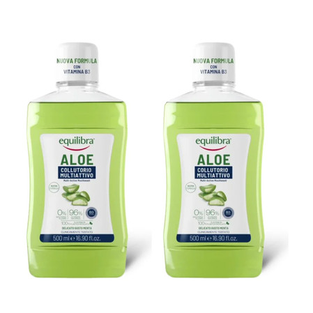 Zestaw: 2x Equilibra - Płyn do płukania jamy ustnej multifunkcyjny 500ml