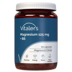 Vitaler's Magnez 125 mg + B6 6 mg 60 kaps.