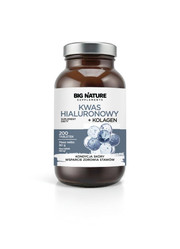 Big Nature Kwas Hialuronowy + Kolagen 200 tabl.