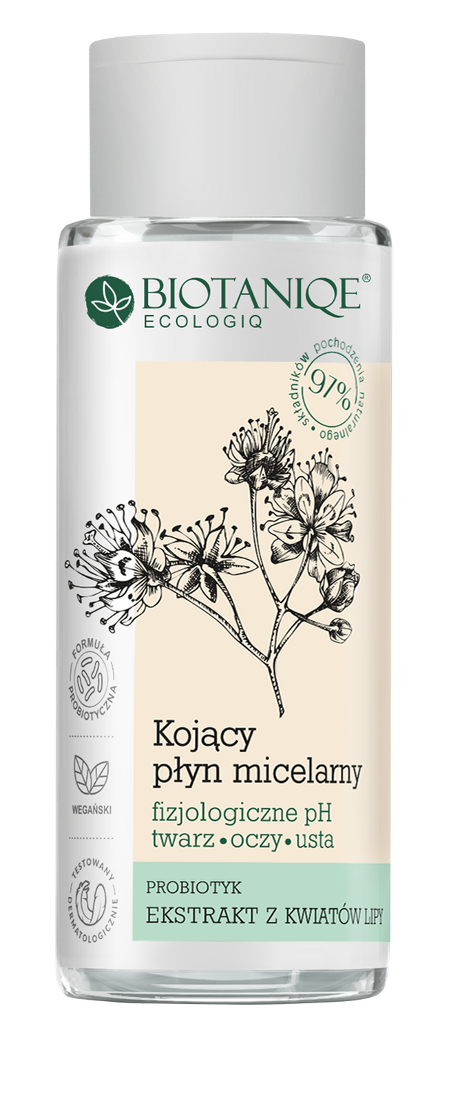 Biotaniqe, Ecologiq, Kojący Płyn Micelarny, 300 ml - Nabea.pl