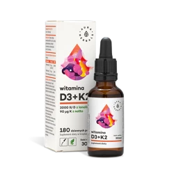 Aura herbals - Witamina D3 + K2 w kroplach - 30 ml