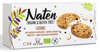 CIASTKA OWSIANE CZEKOLADA ORZECH BEZ GLUTENU 120g 