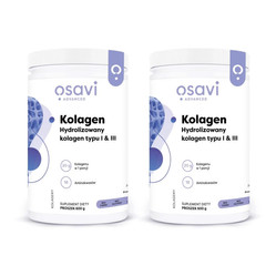 Zestaw 2x OSAVI Kolagen Hydrolizowany typu I & III (600 g)