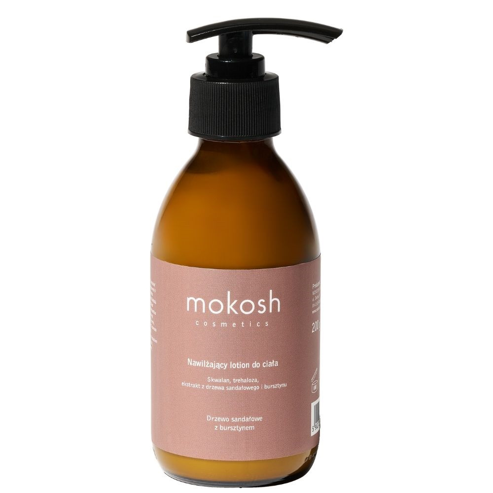 Mokosh - Nawilżający lotion do ciała. Drzewo sandałowe z bursztynem - 200 ml - Nabea.pl