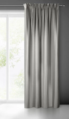 ZASŁONA GOTOWA AGGIE NA TAŚMIE 140 X 270 CM STALOWY