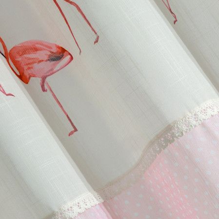 ZASŁONA GOTOWA FLAMINGO 140 X 250 CM JASNORÓŻOWY