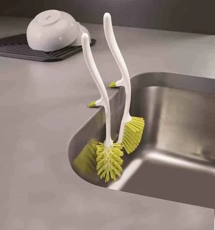 JJ - Szczotka do naczyń Edge™, biało-zielona